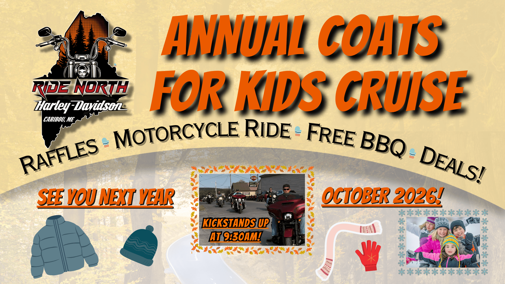 Coats for Kids Cruise banner